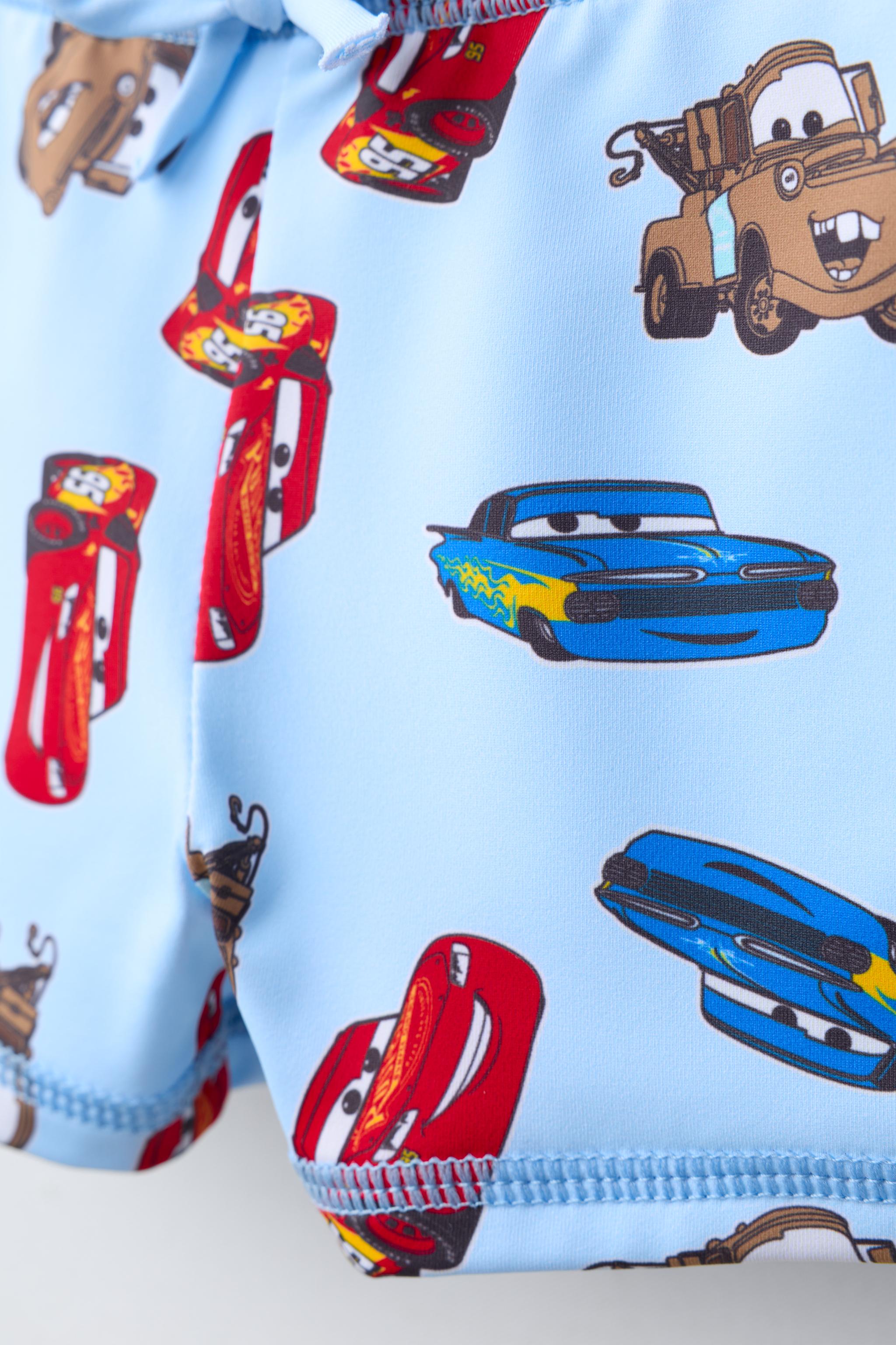 1-6 ANS/ MAILLOT DE BAIN BOXER CARS FLASH MCQUEEN © DISNEY